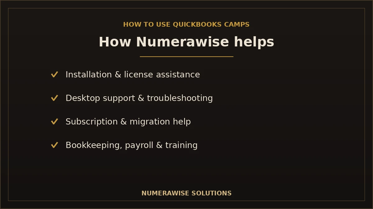 How Numerawise helps with QuickBooks