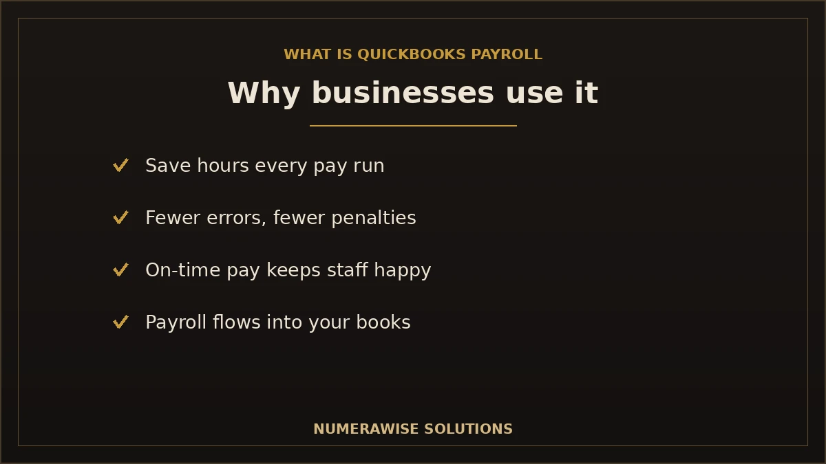 Benefits of QuickBooks Payroll